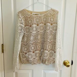 Lace formal top